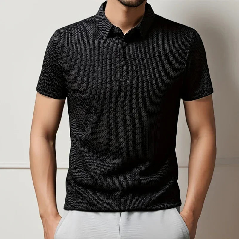 Casual Bone Flower POLO Shirt - Palm and Thread