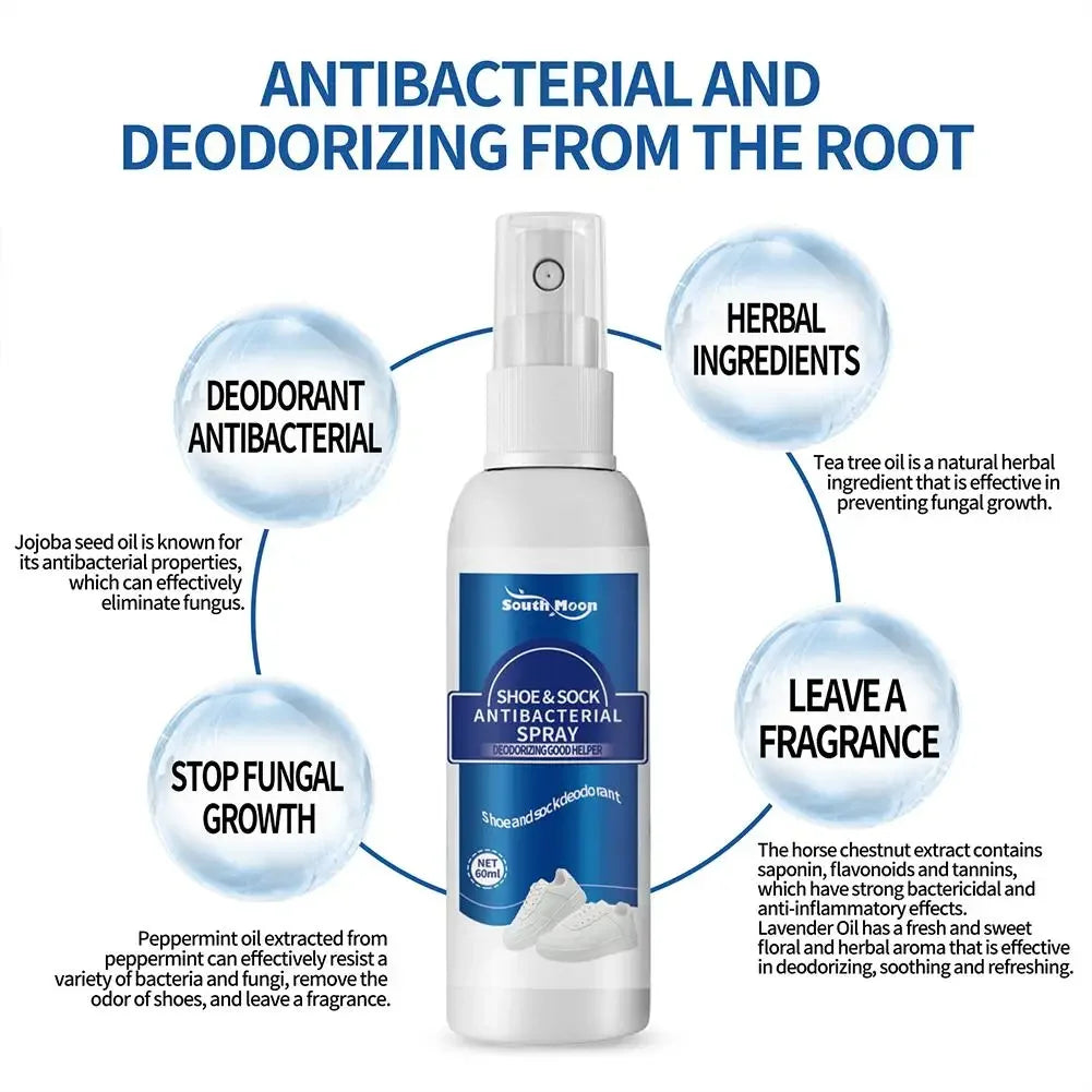 Antibacterial Spray for Shoe Foot Odor - Palm and Thread