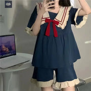 Princess Navy Wind Pajama - Palm and Thread