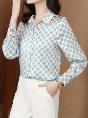 Fashion elegant office shirt - Palm and Thread