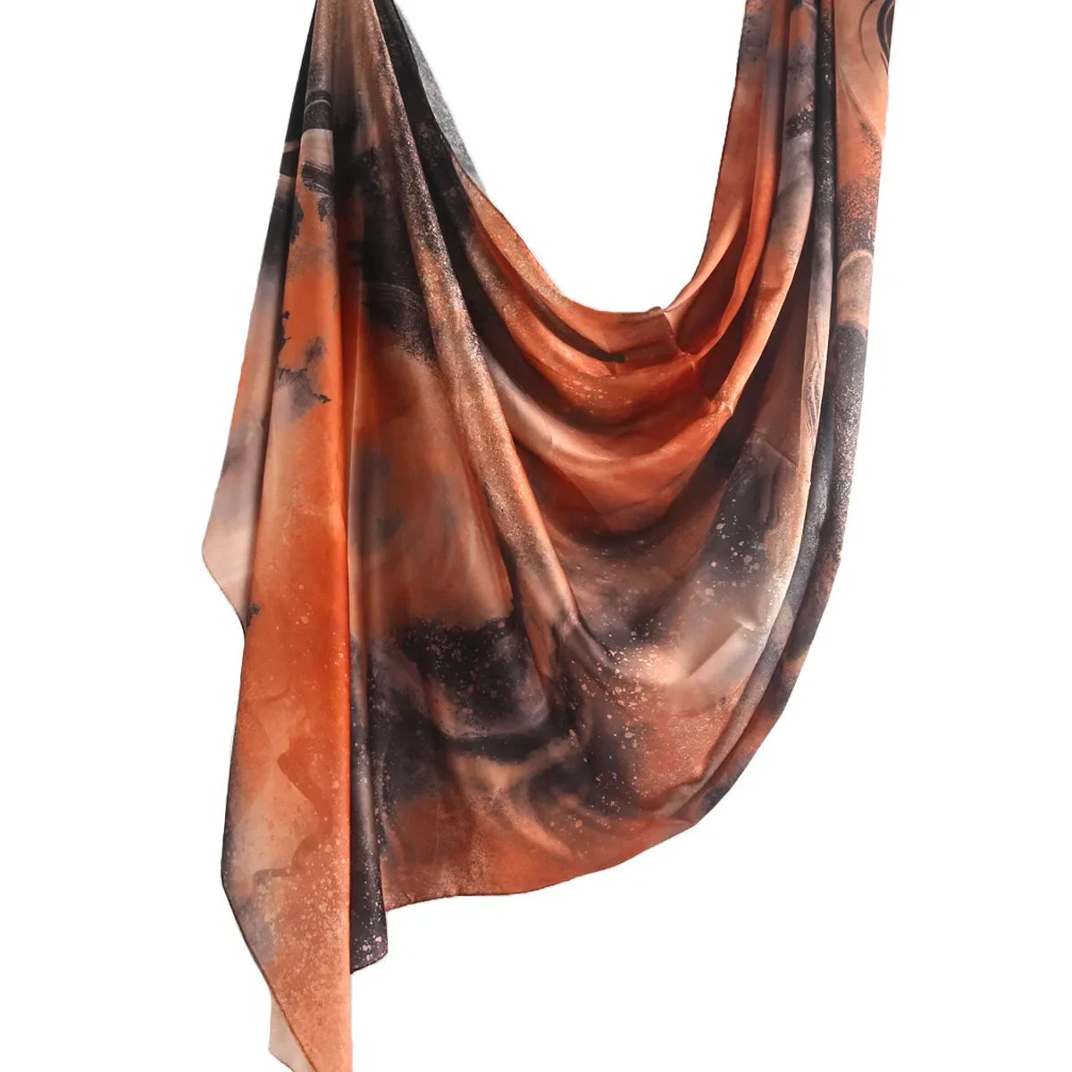 Water Print Shawl Chiffon Silk Hijab - Palm and Thread