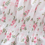 Sweet Broken Flower Slash Neck Blouse - Palm and Thread