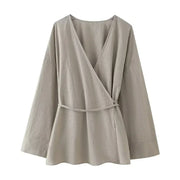 New Kimono Long Sleeve Blouse - Palm and Thread