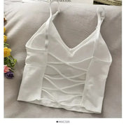 Crop Top Off Shoulder Sleeveless Camisole - Palm and Thread