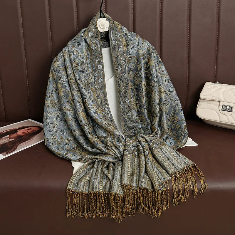 Luxury Brand Cashmere Scarf Printed - Palm and Thread