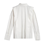 New Casual Ruffles Solid Blouse - Palm and Thread