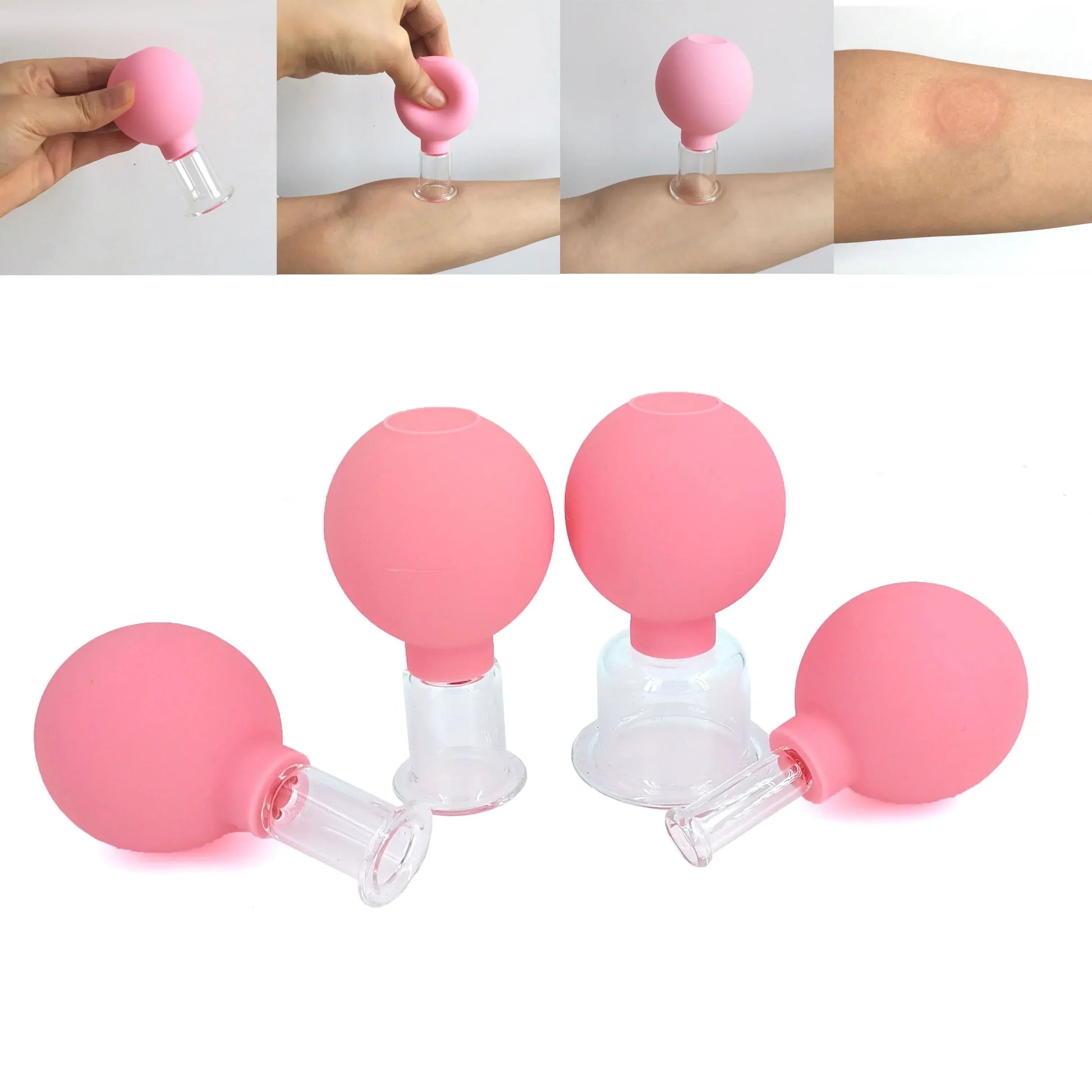 Slimming Face Sucker Vacuum Cupping Jar Cellulite Massager - Palm and Thread