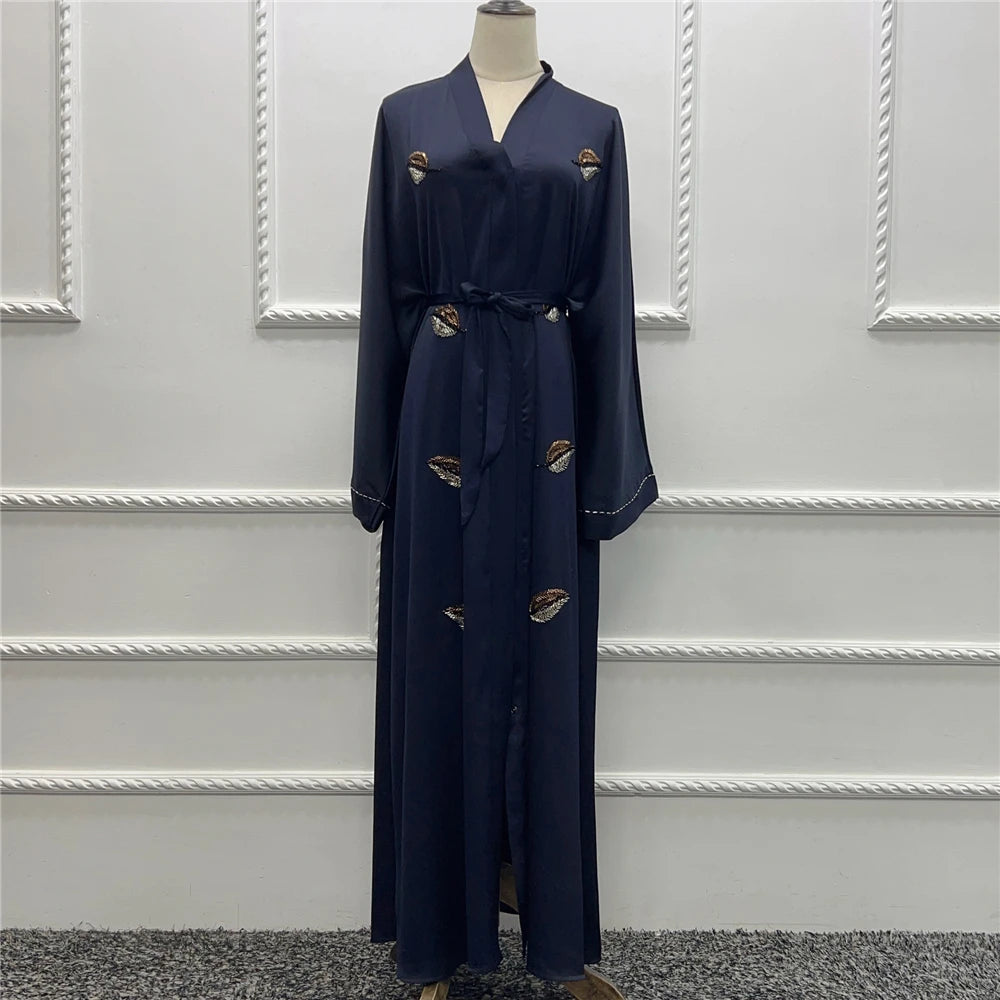 Fashion Belted Abaya Kaftan - Palm and Thread