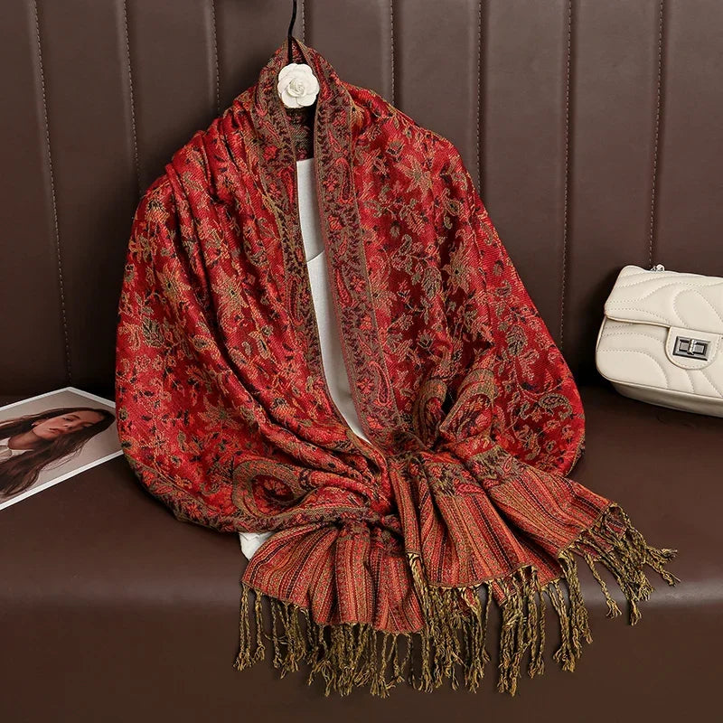 Luxury Brand Cashmere Scarf Printed - Palm and Thread