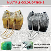 Italian Design Luxury Shiny Handbag - Palm and Thread