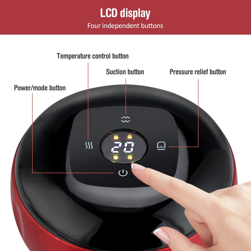 Intelligent Vacuum Cupping Massage Device - Palm and Thread