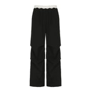 Street Lace Embroidery Casual Pant - Palm and Thread