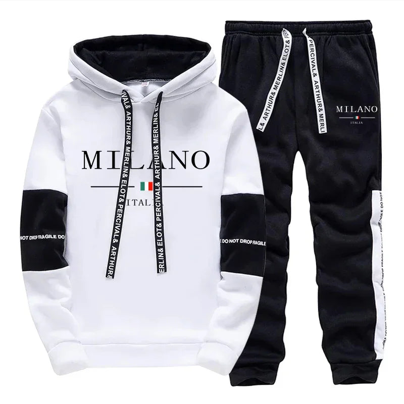 Sportswear Hooded Sweatshirts Jogger Pants