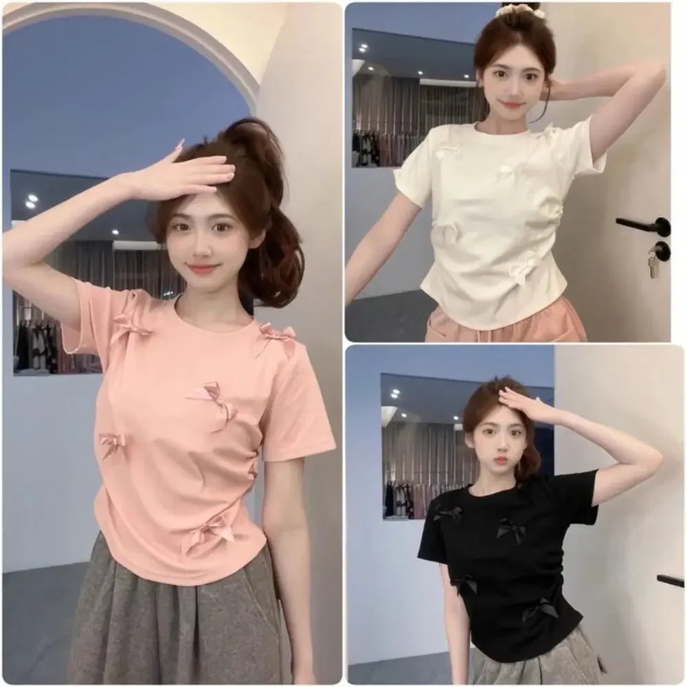 Elegant Ballet Bowknot T Shirt - Palm and Thread