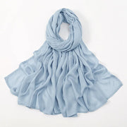 Thin Plain Shawl Soft Viscose Rayon Headscarf - Palm and Thread