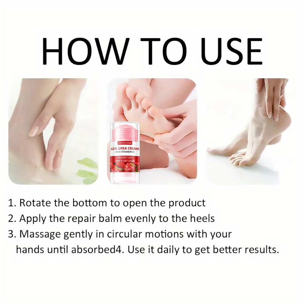 Urea Cream Strawberry Hand Feet Cream - Palm and Thread