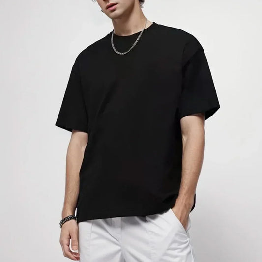 Heavy plus size Plain T-Shirt