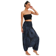 Bohemian High Waist Rayon Harem Baggy Pant - Palm and Thread