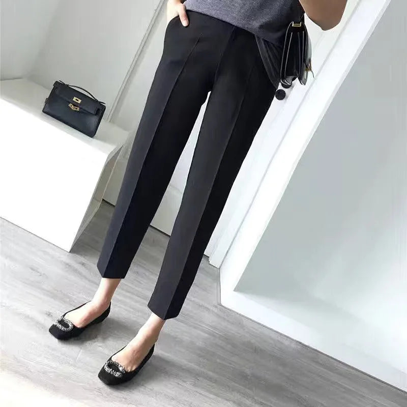 Fashion Stitching Chiffon Shirt + Trouser Tracksuit - Palm and Thread