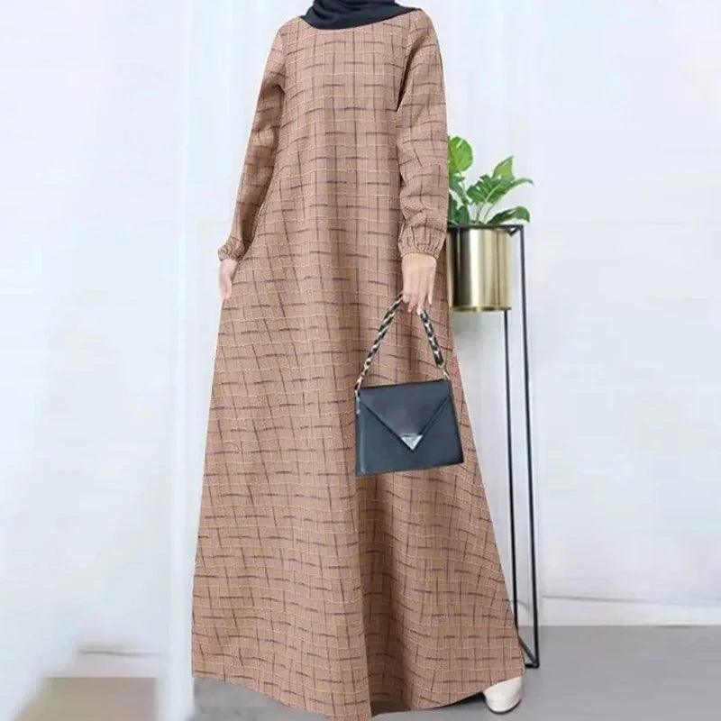 Corduroy Thick Warm Dress Abaya - Palm and Thread