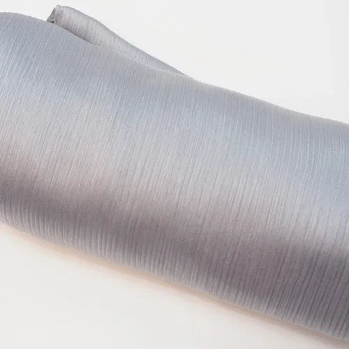 Pleated Satin Chiffon Hijab Silk Scarf - Palm and Thread