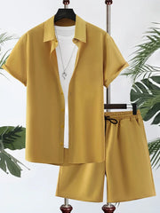 Hawaiian Trend 2 Piece Shorts Top Suit - Palm and Thread