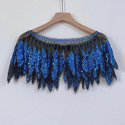 Sequin Bead Sling Slim Fit Straight Tank Top - Palm and Thread