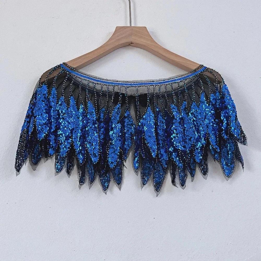 Sequin Bead Sling Slim Fit Straight Tank Top - Palm and Thread