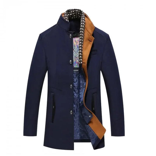 Wool Coats Smart Casual Thick Warm
