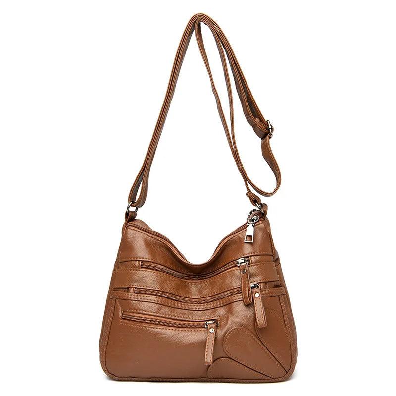 High Quality Soft Leather Shoulder Bag - Palm and Thread