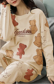 Polyester Pajama Plaid Sleepwear - Palm and Thread