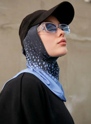 Sporty Inner Hijab Geometric Printing Pattern - Palm and Thread