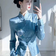 Beautiful and Stylish Waist-Cinching Top - Palm and Thread