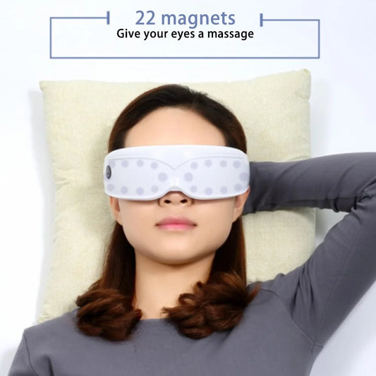 Eye massager with 9 modes and multi frequency vibration - Palm and Thread