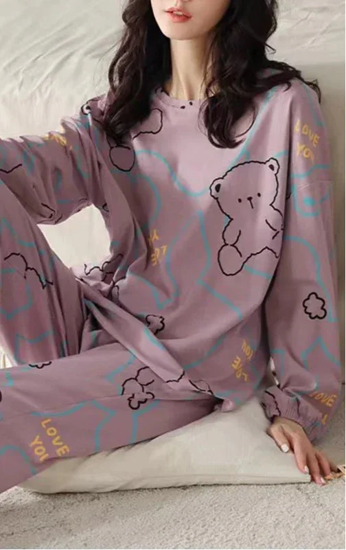 Polyester Pajama Plaid Sleepwear - Palm and Thread