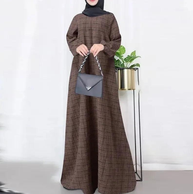 Corduroy Thick Warm Dress Abaya - Palm and Thread