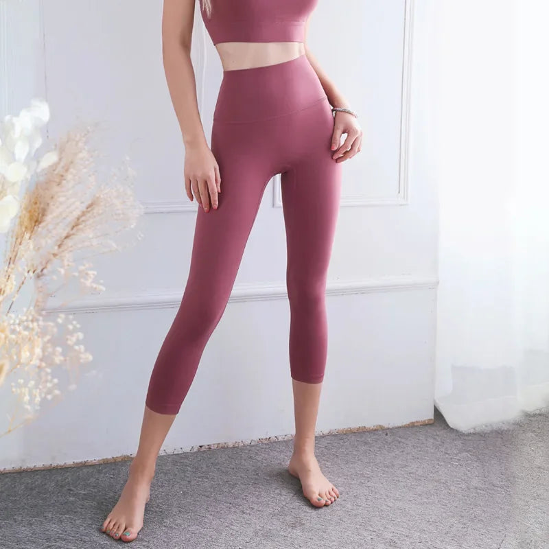 Women's High-Waist Capri Yoga Pants