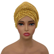 Elegant Head Wraps Bonnet - Palm and Thread