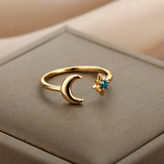 Stainless Steel Angel Feather Ring - Palm and Thread