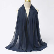 Chiffon Hijab Head Wrap - Palm and Thread