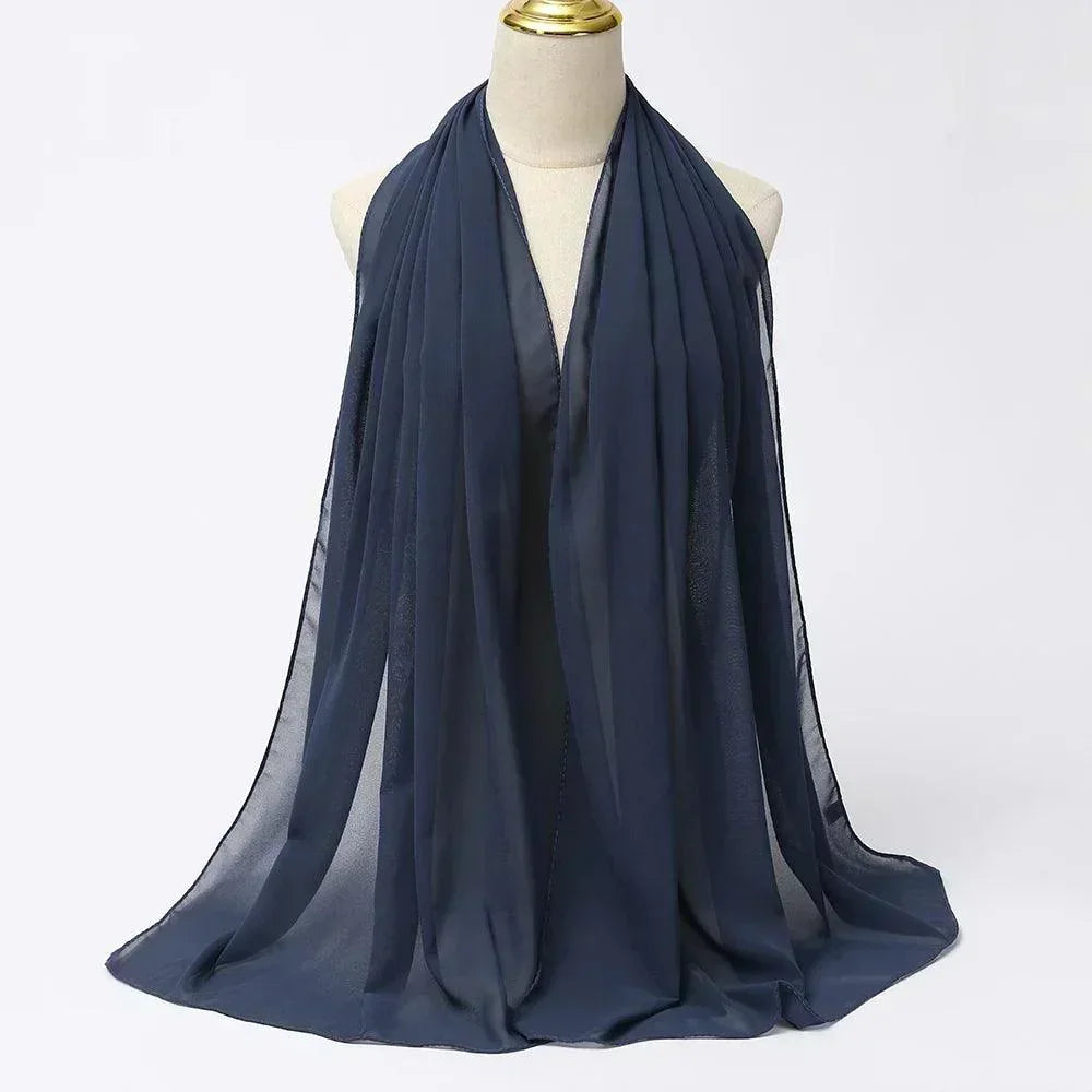 Chiffon Hijab Head Wrap - Palm and Thread