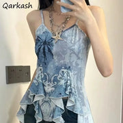 Asymetrical Tank Camis Top - Palm and Thread