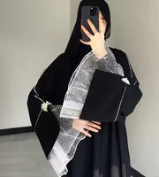 Lace Evening Party Abaya - Palm and Thread
