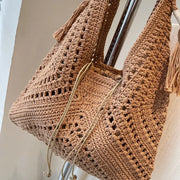 Crochet 2-IN-1 Shoulder Bag Set - Palm and Thread