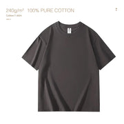 Heavy plus size Plain T-Shirt
