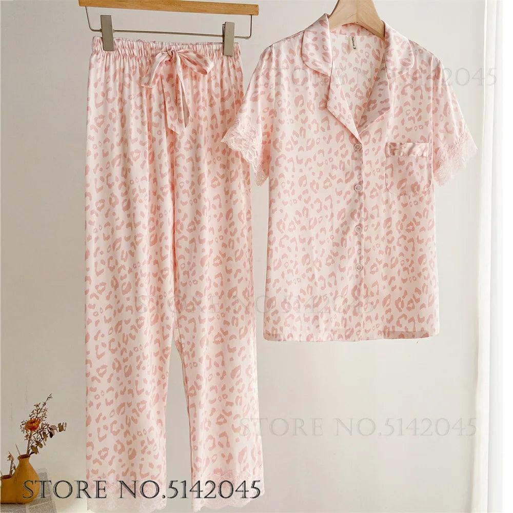 Fashion Print Flower Pajama - Palm and Thread