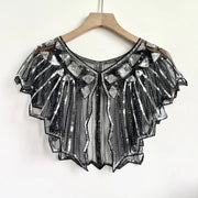 Sequin Bead Sling Slim Fit Straight Tank Top - Palm and Thread