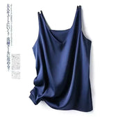 Elegant SILK Satin Blouse - Palm and Thread