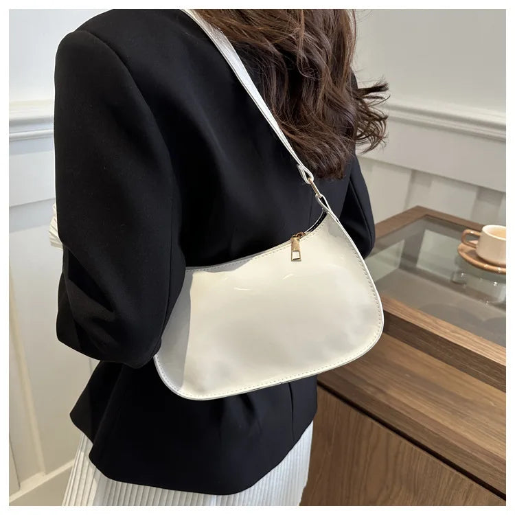 2025 Korean Patent Leather Handbag