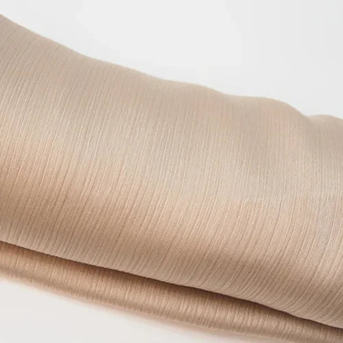 Pleated Satin Chiffon Hijab Silk Scarf - Palm and Thread